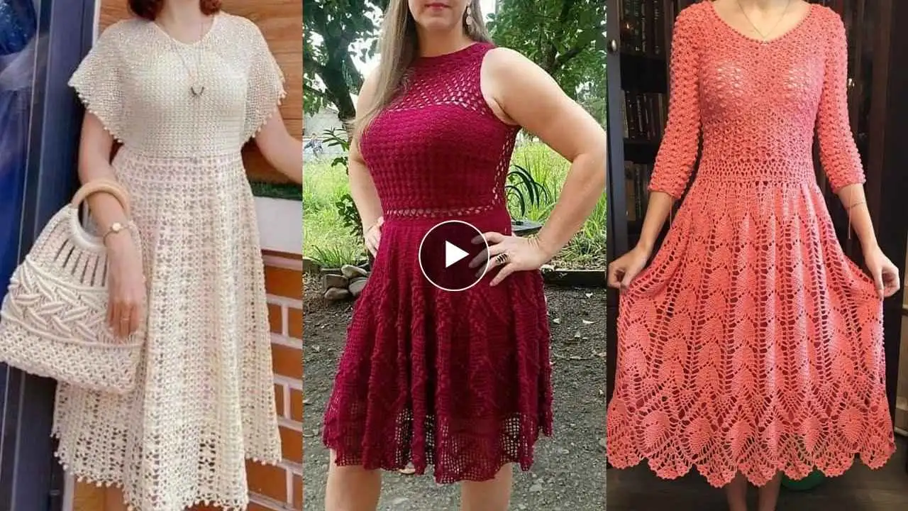 Most Beautiful Free Crochet Pattern Crochet Skater Dresses Winter   05 01 2024 2118 