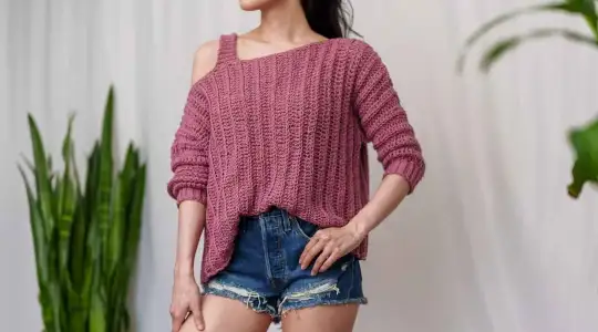 How to Crochet Off the Shoulder Top w. Straps | Pattern & Tutorial DIY